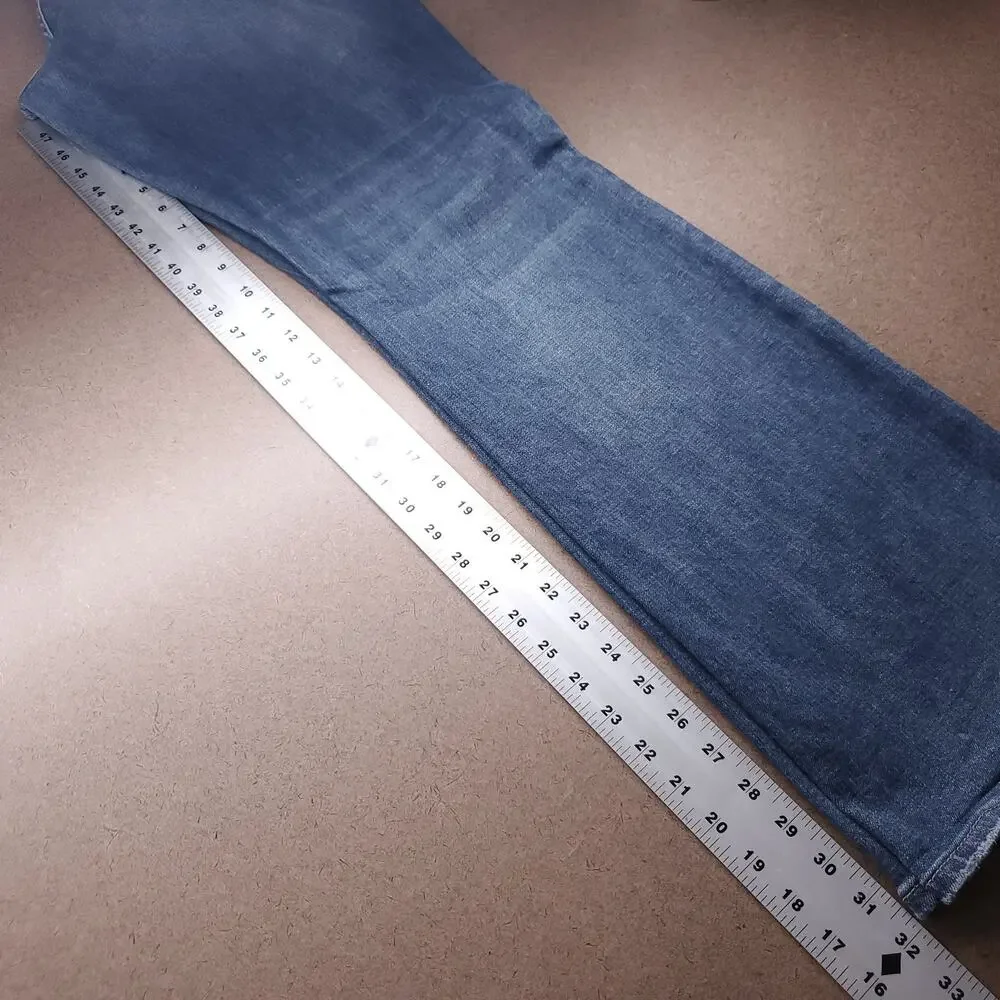 Dear John Jaxtyn High Rise Bootcut‎ Jeans Stretch Denim Women 33 Blue Cowgirl